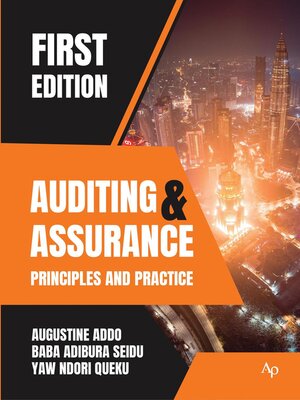 cover image of Auditing and Assurance Principles and Practice